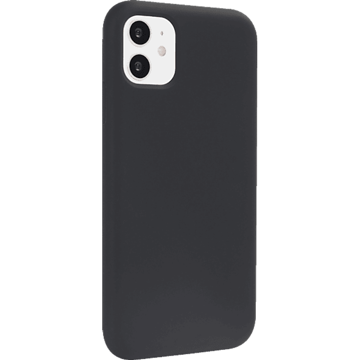 ISY ISC-2001, Backcover für Apple iPhone 11, strapazierfähiges Silikon, Schwarz