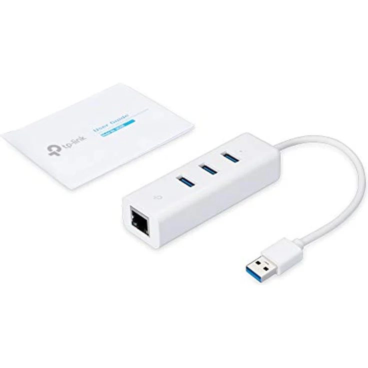 TP-Link UE330 USB-3.0-Port-Hub und Gigabit-Adapter, 2-in-1 USB Adapter (mit einklappbarem Kabel, für Apple Macbook Surface Pro XPS, Ultrabook, Chromebook, PC, Mac und weitere) – Bild 3