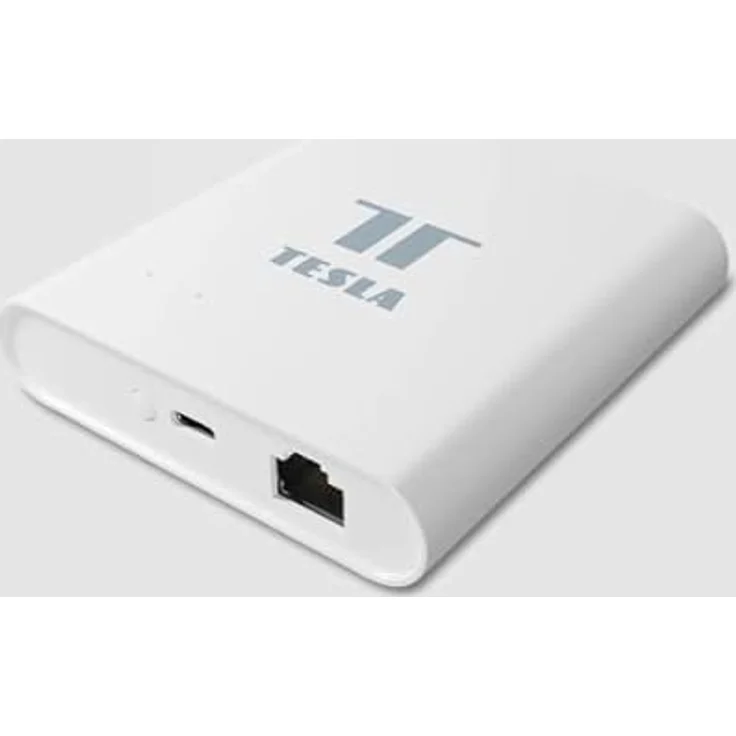 Tesla TSL-GW-GT03ZG Smart RJ-45 Zigbee Hub, Smart Home Hub, Weiss, Sprachsteuerung mit Google Assistant und Amazon Alexa, kompakte Bauweise – Bild 2