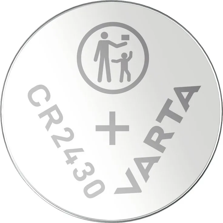 VARTA Varta Knopfzelle CR 2430 3 V 4 St. Lithium VARTA LITHIUM Coin CR2430 Knopfzelle, hohe Energiedichte und gutes Temperaturverhalten