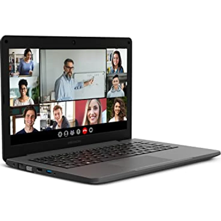 MEDION E14410 35,5 cm (14 Zoll) HD Education Notebook (Intel Core i3-1005G1, 128GB SSD, 4GB RAM, WLAN, Webcam, Win 10 Home im S Modus) - Leistungsstarkes Notebook mit Intel Core i3 Prozessor und verstärktem Gehäuse, blau – Bild 2