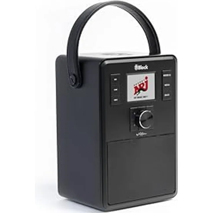 Block Internetradio Emotionblack, DAB+ und UKW Radio mit Spotify Connect, Bluetooth und USB-Anschluss, schwarz
