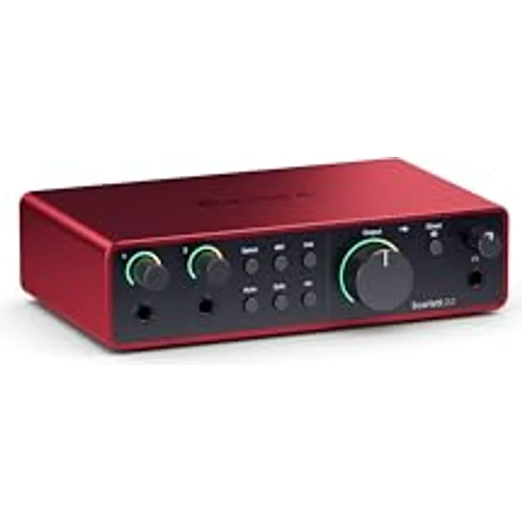 Focusrite Scarlett 2i2 4. Gen USB-Audio-Interface, HiFi-Studioqualität, Auto Gain und Clip Safe, inkl. Pro Tools Intro+ und Hitmaker Expansion – Bild 1