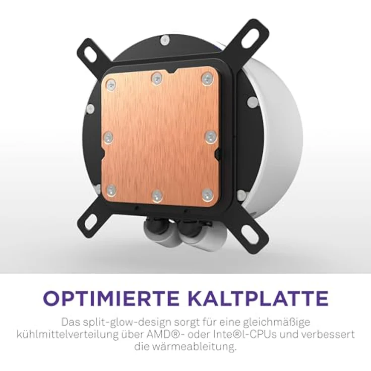 NZXT KRAKEN Elite V2 280 RGB, CPU Wasserkühler mit 2,72 Zoll IPS-Display und RGB-Ring, Weiß – Bild 10