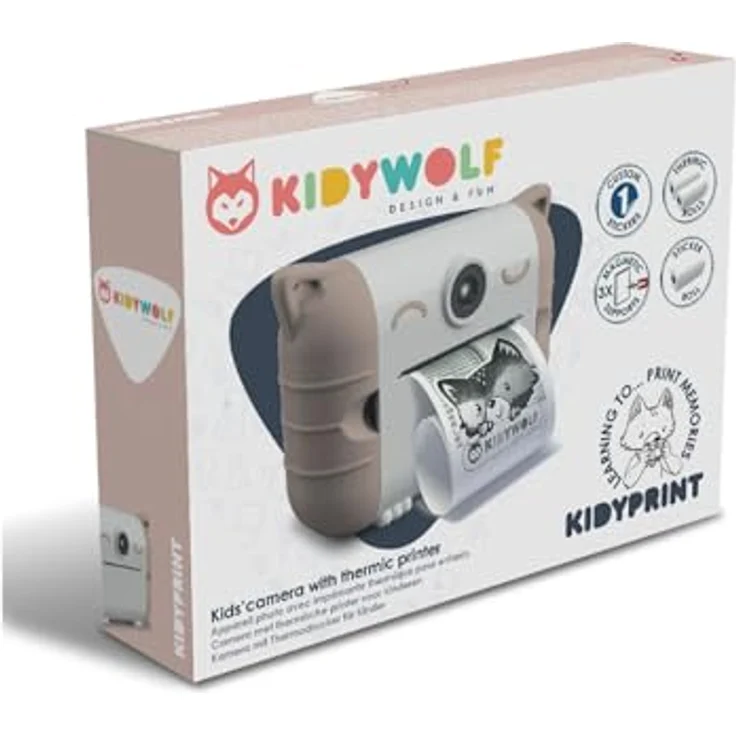 KIDYWOLF Sofortbildkamera pfirsich - Kinderkamera – Bild 2