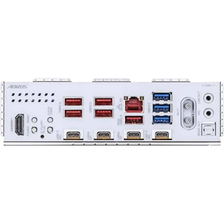 Gigabyte X870E AORUS PRO X ICE, Mainboard ATX für AMD Ryzen Prozessoren, bis 256 GB DDR5, 9000 MHz, 2x HDMI, 2x USB 4.0, 10x USB 3.2 – Bild 4