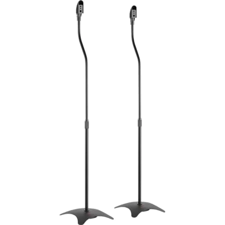 My Wall HS1SL, 20 Jahre, Standfuß für Lautsprecher (Belastbarkeit 9kg, 2-er Pack) schwarz – Bild 2