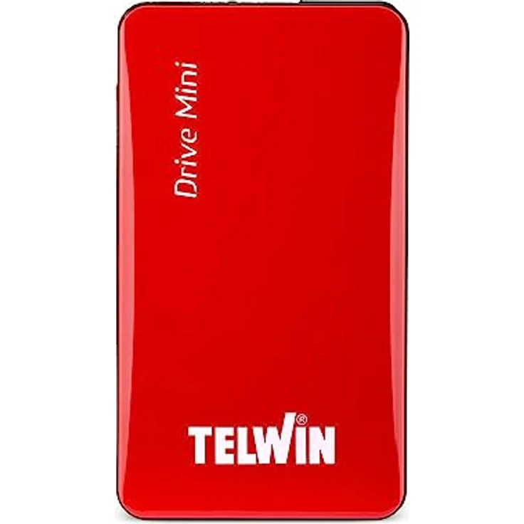 Telwin 829564 Drive Mini, Tragbares Notladegerät Starter mit 1000A Spitzenstrom, Powerbank mit USB-C/A, 12V, 6500 mAh – Bild 2