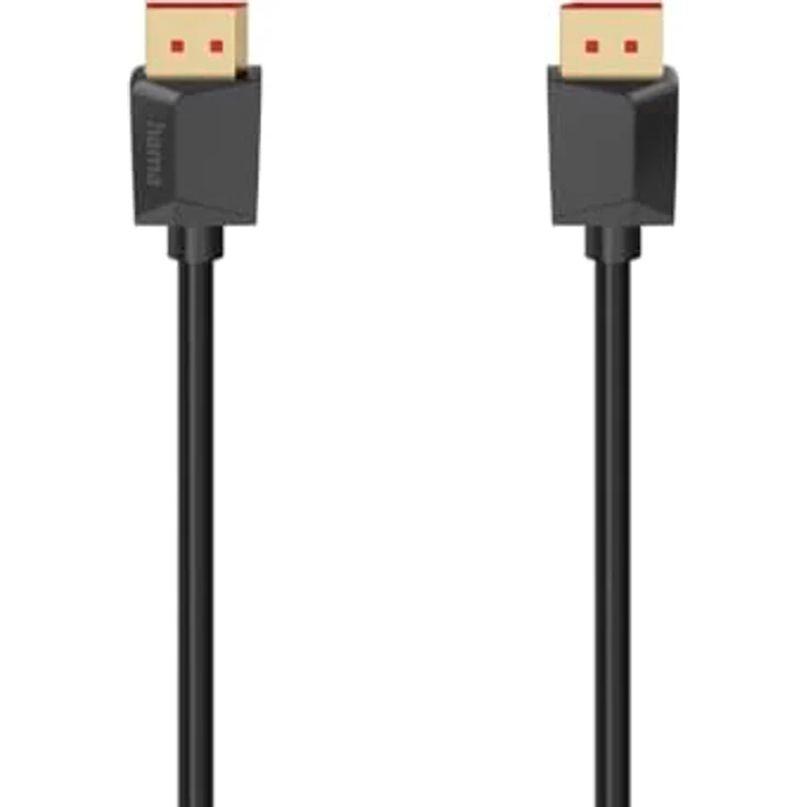 Hama DisplayPort-Kabel, DP 2.1, Ultra-HD 8K, 40 Gbit/s, 2,00 m – Bild 1
