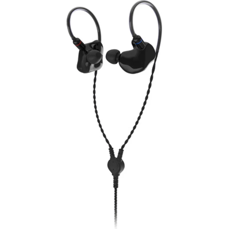 InEar StageDiver SD-4s, 2-Wege InEar Kopfhörer mit 4 Treibern, schwarzes Gehäuse mit grün metallic Innenohrteil, Geräuschdämpfung 26 dB, inkl. Hardcase und Ohrpolstern