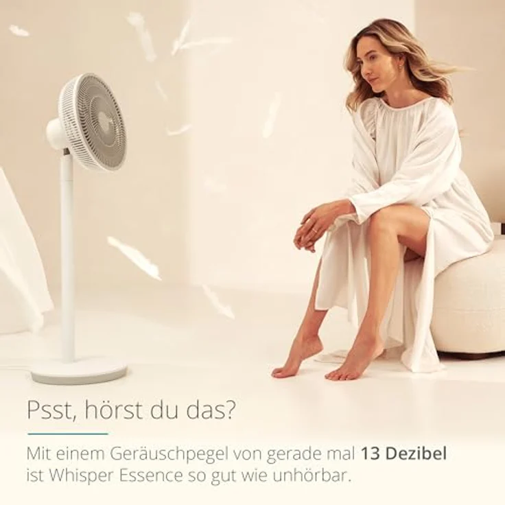 Duux Whisper Essence Standventilator sehr Leise - 120° Oszilation - 7 Geschwindigkeitsstufen - 8-std-Timer – Bild 2