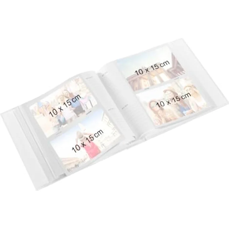 Hama Memo-Album Singo, für 200 Fotos im Format 10x15 cm, Orange orange – Bild 2
