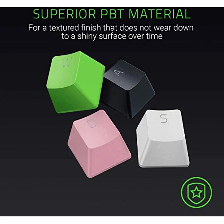 Razer PBT Keycap Set für Gaming Tastatur - Tastenkappen-Upgrade-Set für mechanische und optische Tastaturen – Bild 2
