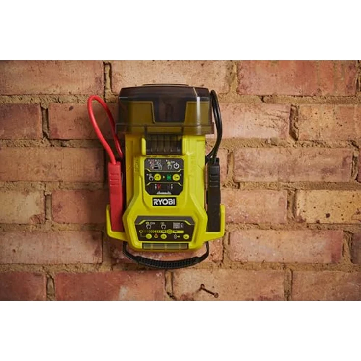 RYOBI 18V ONE+ Akku-Starthilfe, Verpolungsschutz, LED-Licht, Anti-Funken-Technologie – ohne Akku & Ladegerät – Bild 2