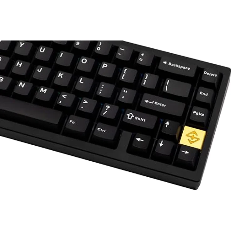 CutiePcs WOBKEY Zen 65 Mechanische Tastatur, CNC-Aluminiumgehäuse, Hot-Swappable, Tri-Mode (BT/2,4G/USB-C), RGB-Beleuchtung, QMK/VIA, Lite Schwarz – Bild 3
