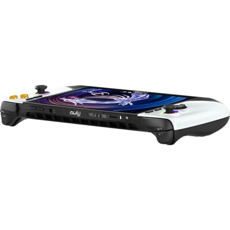 MSI Claw 8 AI+ A2VM-091 Polar Tempest Edition, 8" FHD+ IPS 120Hz Handheld mit Intel Core™ Ultra 7 258V, 32 GB RAM und 2000 GB SSD, Schwarz – Bild 3