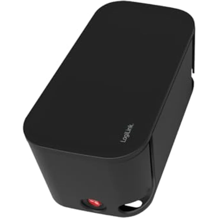 LogiLink LPS282U - Kabelbox mit 5-Fach-Steckdosenleiste inkl. 3X USB, Schwarz – Bild 5