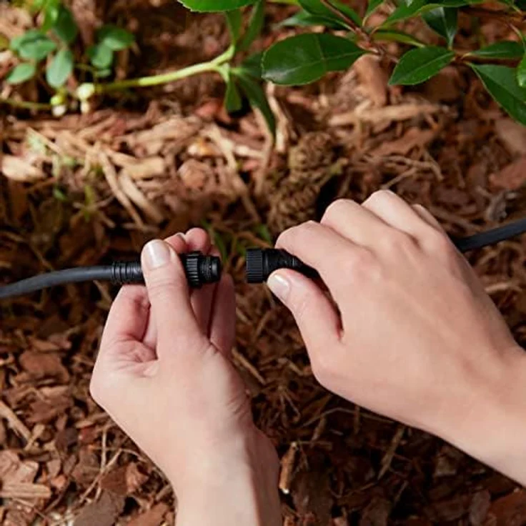 Philips Hue Outdoor Verlängerungskabel, Zubehör für Ihr Philips Hue Niedervolt-System, 2.5m, schwarz, wetterfest (IP67) – Bild 3
