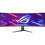 ASUS ROG Strix XG49WCR - 49 Zoll DQHD Curved Gaming Monitor - 165 Hz, 1ms MPRT, Adaptive Sync, ELMB, DisplayHDR 400 - VA Panel, 32:9, 5120x1440, DP DSC, HDMI, USB-Hub, 90W, RJ45, ergo., Speaker - Schwarz - Preisvergleich