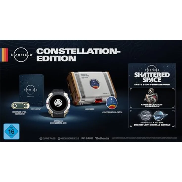 Bethesda Starfield (Constellation-Edition) [PC Steam] - Enthält digitalen Spiel-Download, Steelbook, Chronomark-Uhr, Constellation-Patch und erste Story-Erweiterung – Bild 3