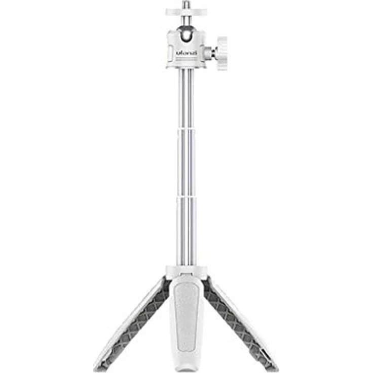 Ulanzi MT-08 Vlog-Stativ, Handgriff & Selfie Stick, vielseitig einsetzbar für Smartphones und GoPro, weiß – Bild 3
