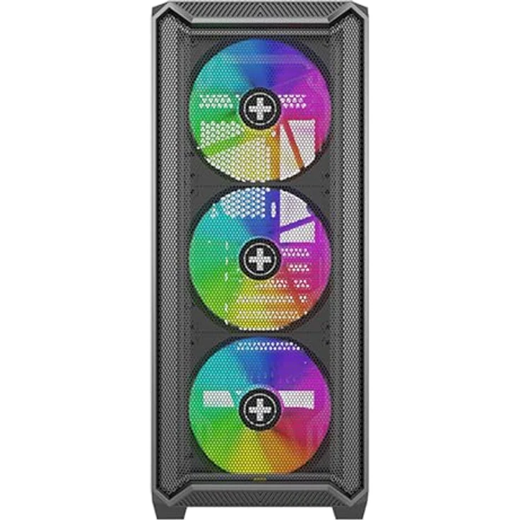 Xilence ATX Miditower (Mini ITX, ATX, mATX), PC Gehäuse, Schwarz – Bild 3