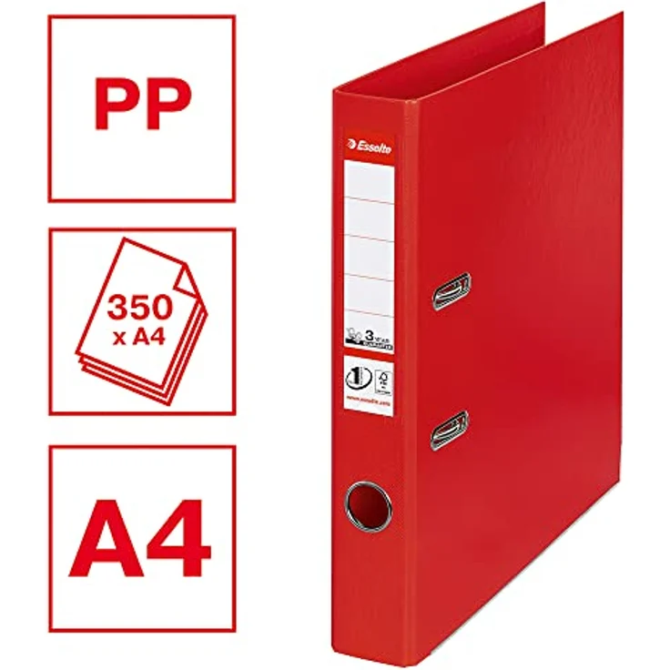 ESSELTE Aktenordner No. 1, Rückenbreite: 5,0 cm, schmutz- und feuchtigkeitsabweisend, blau – Bild 2