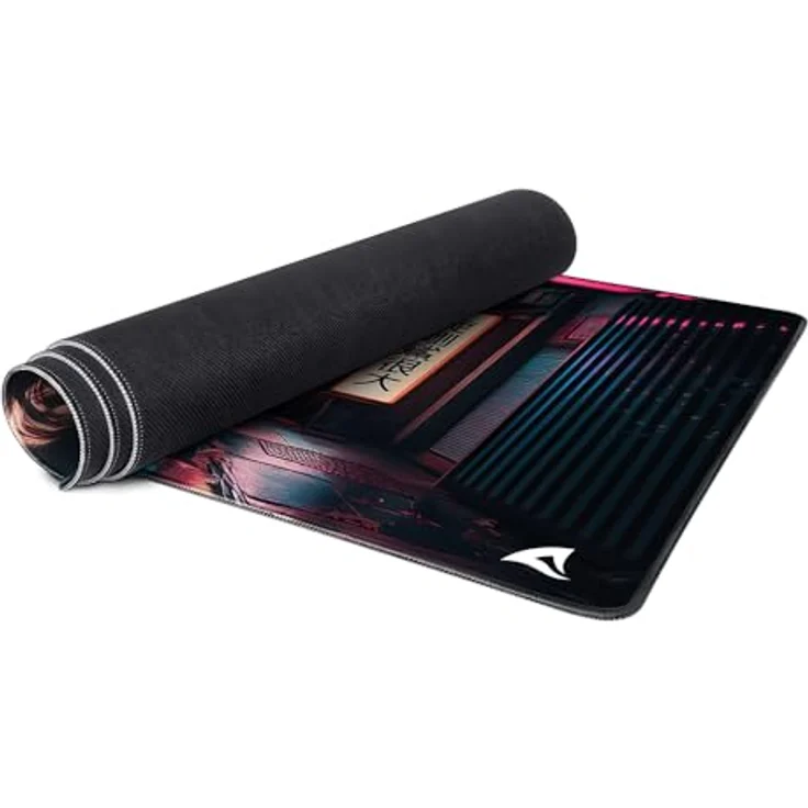 Sharkoon SKILLER SGP40 D5 Gaming Mauspad, 100cm x 50cm, nahezu tischgroße Fläche für raumgreifende Mausmanöver, wasserabweisende Beschichtung – Bild 3