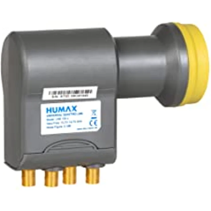 Humax Gold Quattro LNB, digitales Satelliten universal LNB für Multischalterbetrieb inkl. LTE-Filter, Wetterschutzgehäuse und F-Steckern für besten Satempfang in HD, Full HD, UHD, 4K und 8K – Bild 5