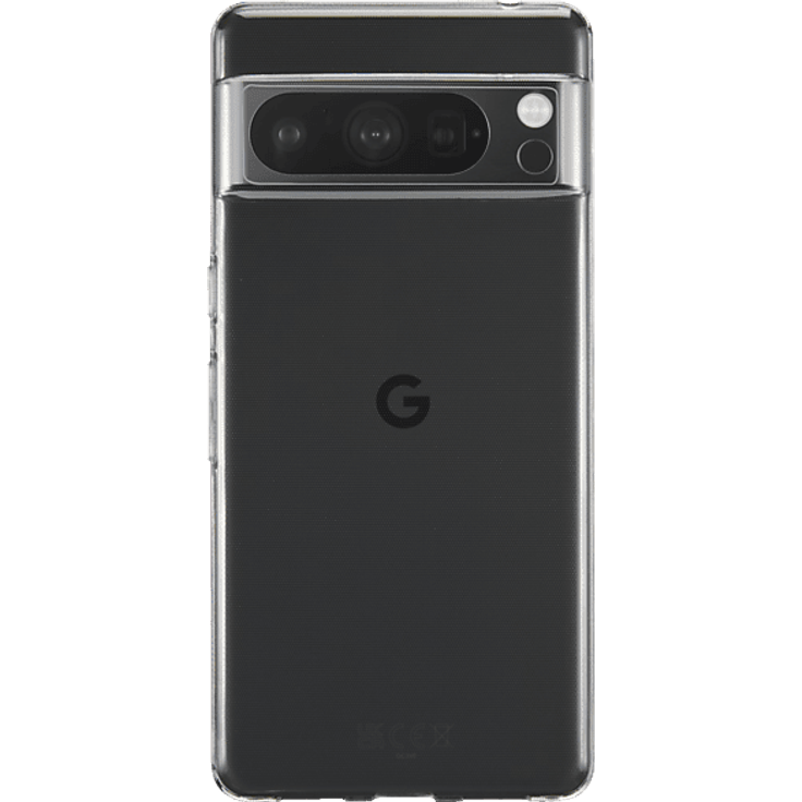 HAMA Always Clear, Backcover für Google Pixel 8 Pro, transparent, kratzfest, ultra-slim, wireless-charging-kompatibel – Bild 1
