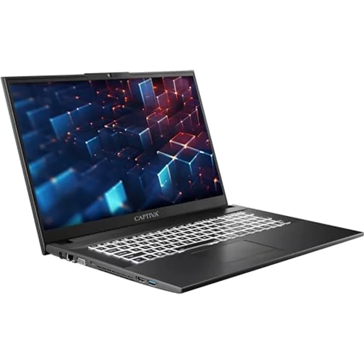 Captiva Notebook Business/Office I10-0884GE, 17.3 Zoll FHD Laptop mit Intel Core i5-1335U, 32GB DDR5 RAM, 2TB SSD und Intel Iris Xe Graphics, Windows 11 Home
