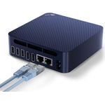 Beelink Mini PC EQ14, Intel Twin Lake-N150 Prozessor (bis zu 3.6GHz), 16GB DDR4 500GB M.2 SSD Office Mini Computer, Dual Gigabit Ethernet/Dual HDMI/WiFi 6/BT5.2
