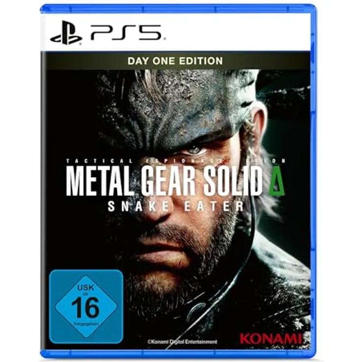 Konami Metal Gear Solid Delta: Snake Eater - Day 1 Edition, PS5 Game mit neuer Grafik und fesselndem Stealth-Gameplay