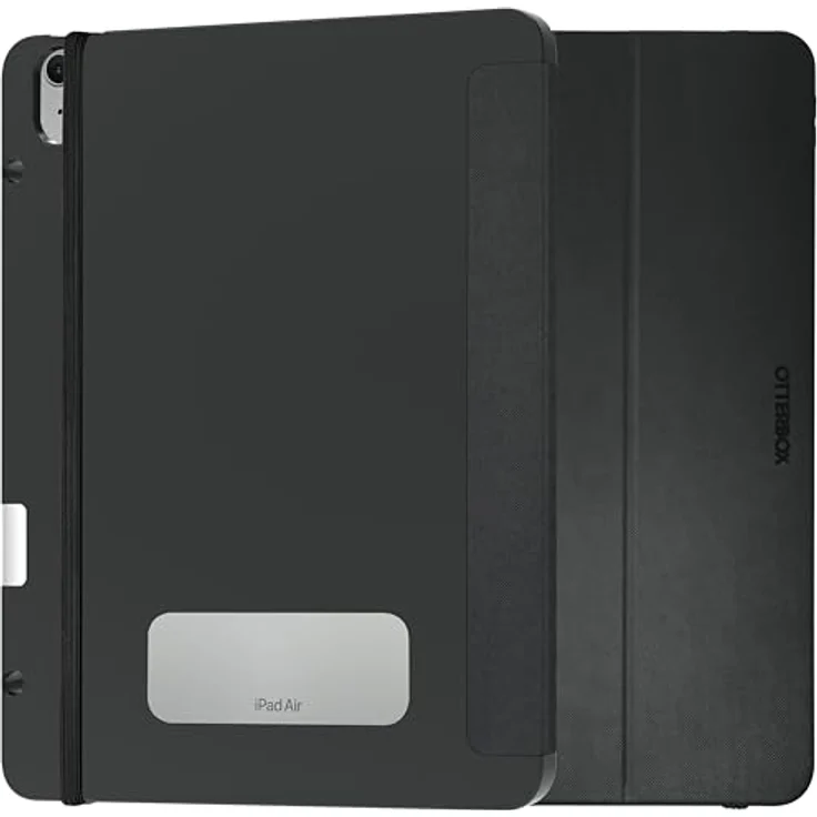 OtterBox React Folio Hülle für iPad Air 13" (M2), stoßfeste, sturzsichere, ultradünne Schutzhülle, nach Militärstandard getestet, Schwarz  – Bild 1