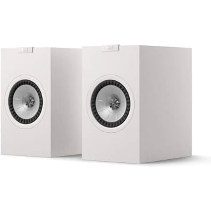 KEF Q1 Meta HiFi-Regallautsprecher, Satin White | 2-Wege-Bassreflex | Uni-Q-Treiber mit MAT Technologie