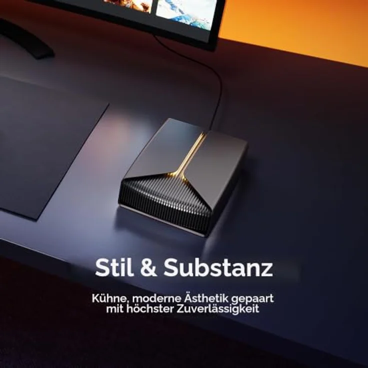 Seagate Firecuda X Vault, Externe Festplatte mit 20TB, USB-C, anpassbare RGB-Beleuchtung, schwarz – Bild 6