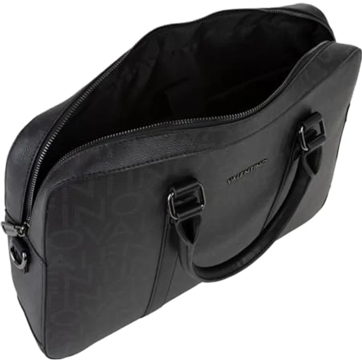 Valentino King RE Aktentasche 41 cm mit Laptopfach, schwarz, 100% Polyurethan – Bild 4