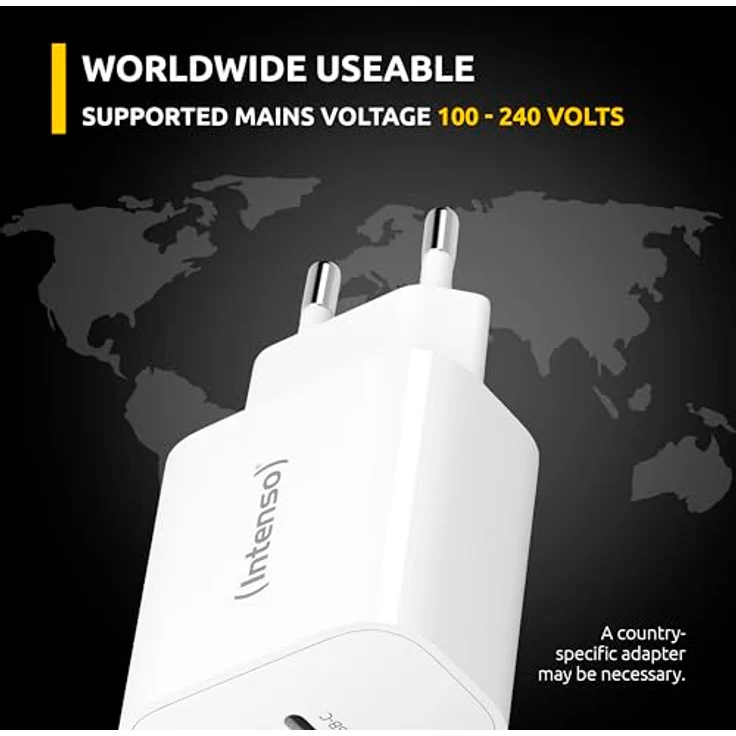 Intenso Power Adapter W20C, USB-C Ladegerät mit 20 Watt, weiß – Bild 5