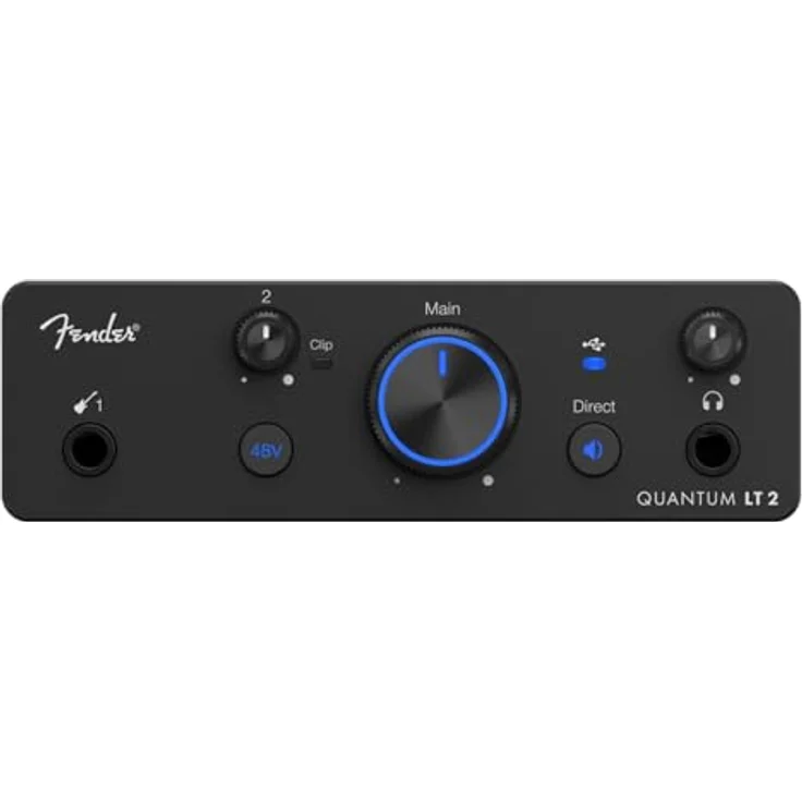Fender Quantum Complete Bundle, All-in-One-Aufnahme- und Monitoring-Bundle mit Fender Quantum LT 2 Schnittstelle, Eris 3.5 Gen 2 Studiomonitoren und M7 MkII Mikrofon – Bild 2