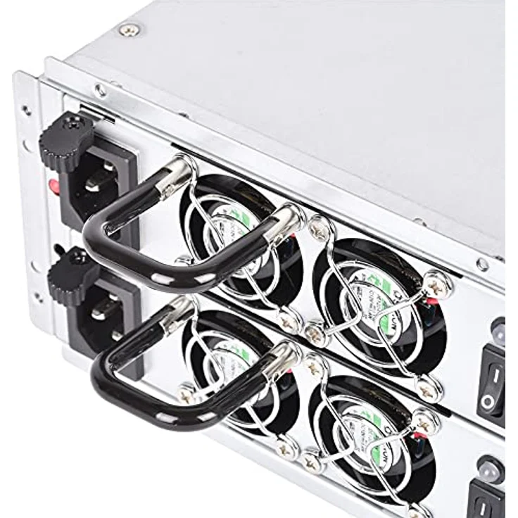 SilverStone GM500-S, Redundantes Mini-Netzteil 80 Plus Silver, 500W + 500W, kompaktes Design mit Hot-Swapping-Funktion – Bild 4