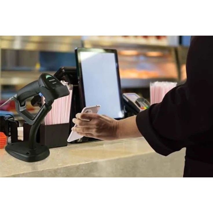 Datalogic QuickScan I QD2220, Kit (1D-Barcodes), Schwarz, Barcode-Scanner – Bild 3