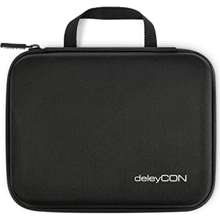 deleyCON Hardcase Tasche für GoPro Actionkamera & Zubehör, robust mit Staub-, Aufprall- und Spritzwasserschutz, Schwarz, Gr. L – Bild 4