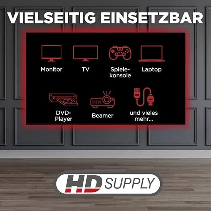 HDSupply X-HC005-005E HDMI-Kabel, 0,50m, Verlängerung – Bild 5