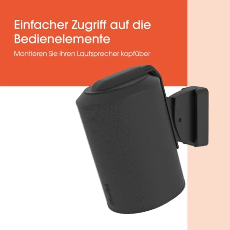 Vogel's 8140210 Lautsprecherständer, Schwarz, Premium Halterung für Soundbars mit vollbeweglicher TV-Integration – Bild 4