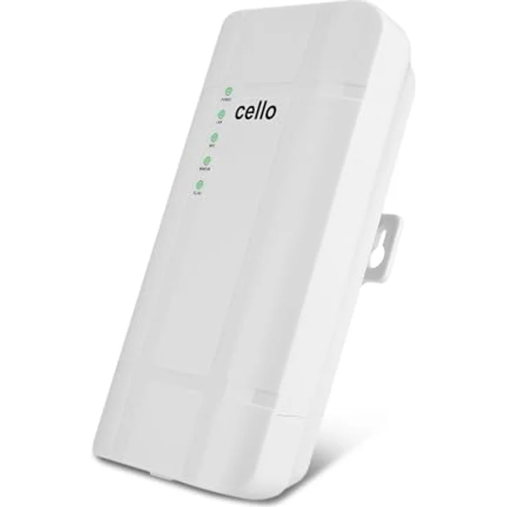 Cello QC300K, Outdoor 4G LTE Router mit SIM-Kartensteckplatz, wasser- und staubdicht, 300 Mbit/s WLAN, PoE, SIM-Lock-frei für Zuhause, Garten, Videoüberwachung und Industrie – Bild 1
