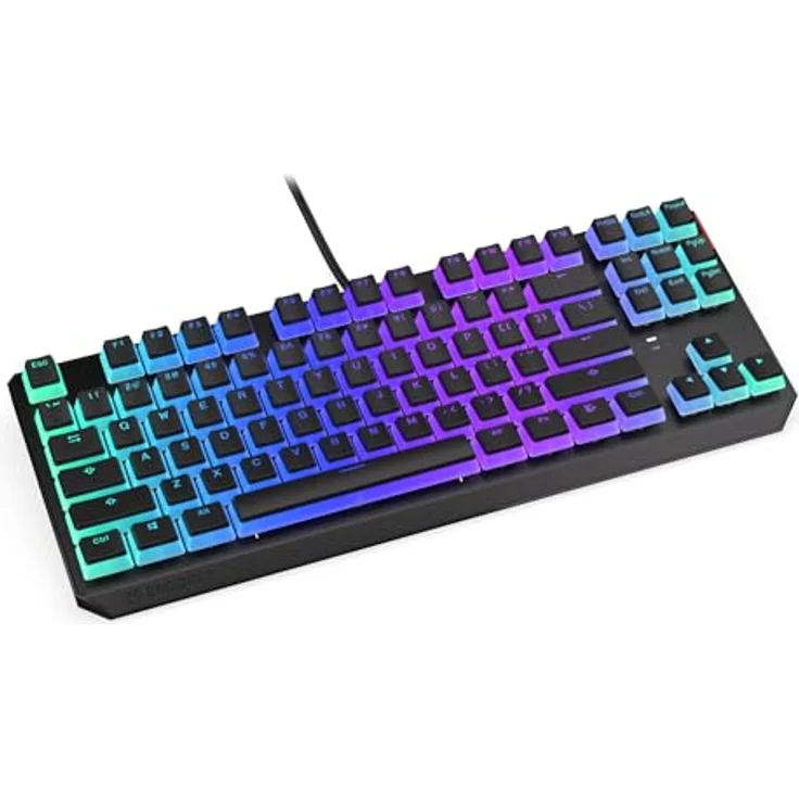 ENDORFY Thock TKL Pudding Red, Mechanische TKL-Tastatur mit konfigurierbarer RGB-Hintergrundbeleuchtung und langlebigen Kailh Red-Schaltern, EY5A006 – Bild 2