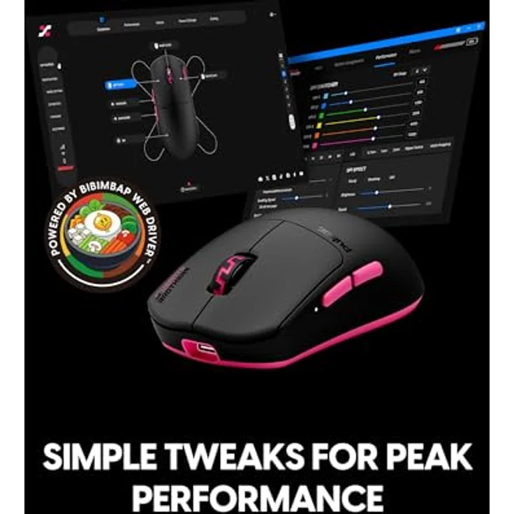Pulsar [Pro Series] Susanto-X - Wireless Gaming Maus mit Pulsar XS-1 Sensor, 32000 DPI, 8000 Hz Polling Rate, 50 g, Schwarz – Bild 9