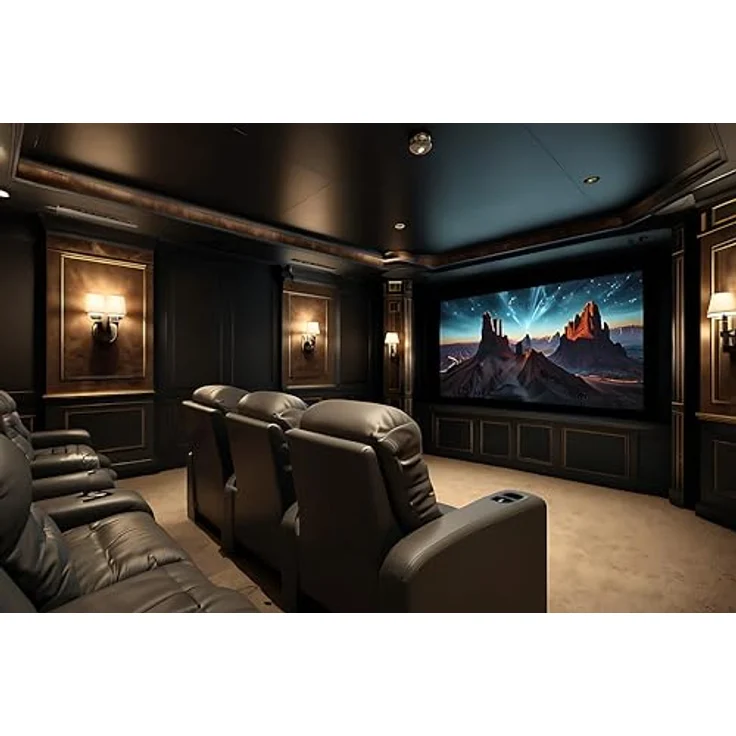 Celexon CLR HomeCinema UST Hochkontrast-Rahmenleinwand V2.0 120" (120", 16:9), Leinwand – Bild 6