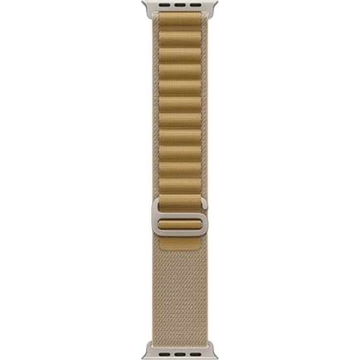 Apple Watch Band - Alpine Loop - 49 mm - Mandel - Small, aus recycelten Materialien, Titan-G-Haken – Bild 1