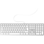 Mobility Lab ML311838 USB Tastatur UK-Englisch, QWERTY, Mac Silber
